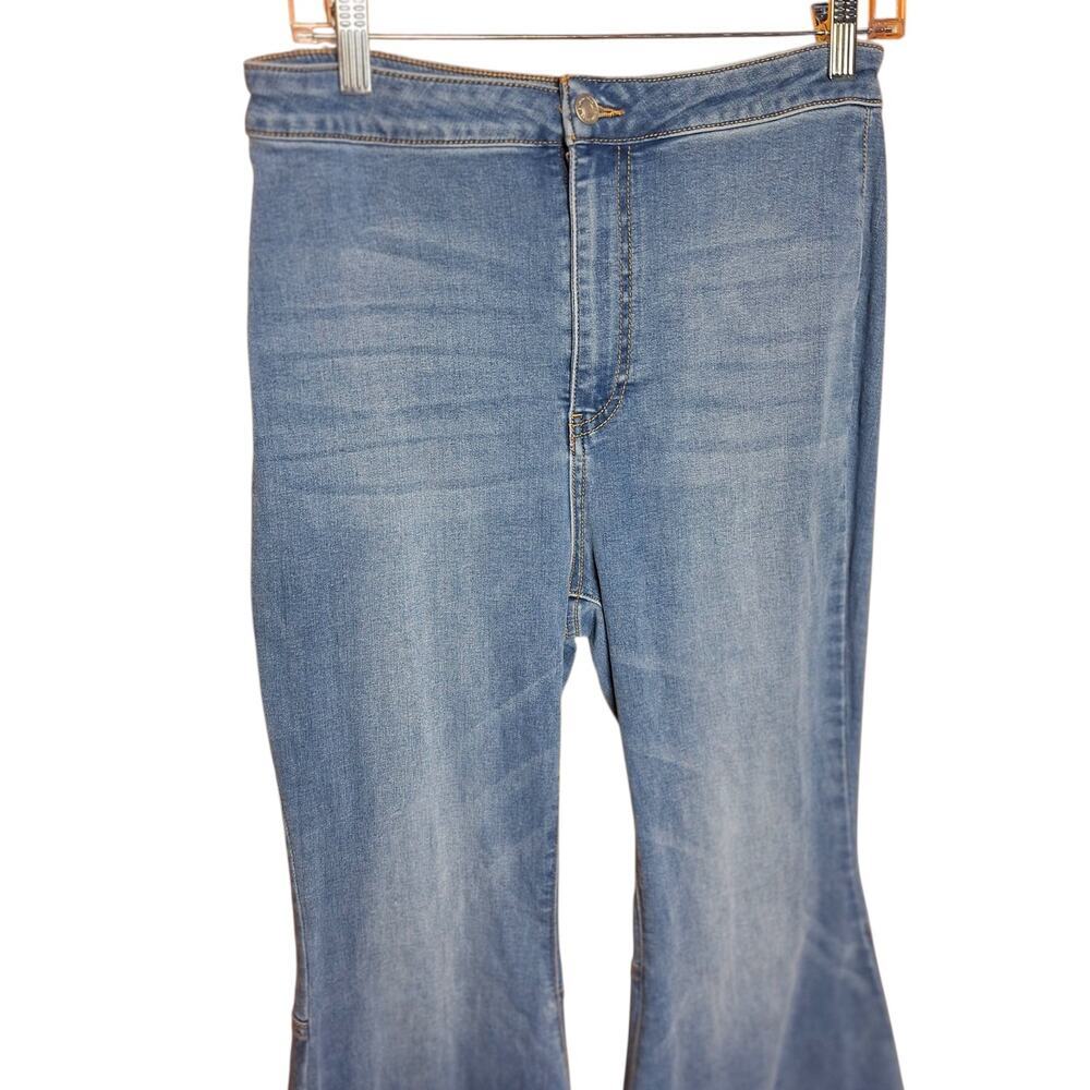 Free People we the free Just float on flare jeans mega bell bottom flare pants - Picture 6 of 6
